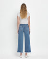 HIGH RISE CROP WIDE LEG JEANS