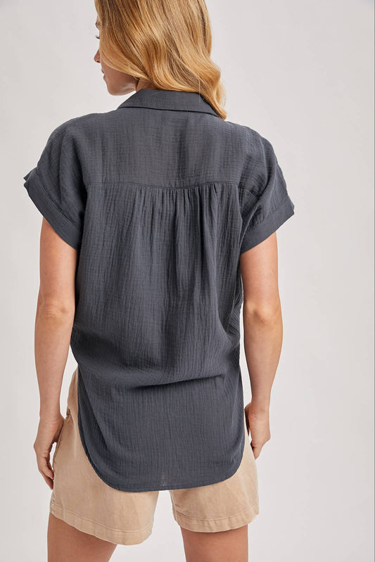 BUTTON UP COTTON SHIRT