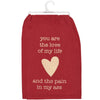 LOVE OF MY LIFE K TOWEL