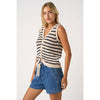 BUTTONED KNIT SWEATER VEST