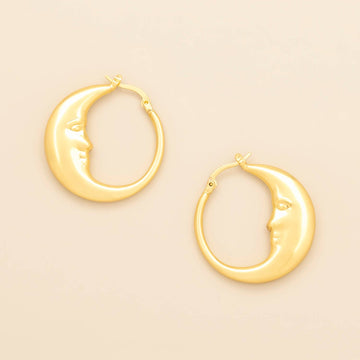 MOON HOOP GOLD