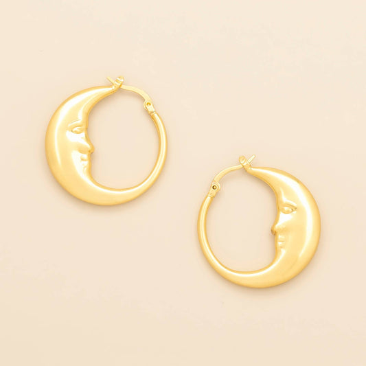 MOON HOOP GOLD