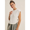 SIDE BUTTON SWEATER VEST