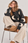 MOON GRAPHIC SWEATER