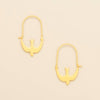 SWALLOW HOOP EARRINGS