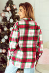CHRISTMAS PLAID FLANNEL SHACKET
