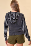 ASYMMETRICAL FLEECE HOODIE