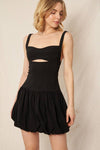 SLEEVELESS BUBBLE BALLOON MINI DRESS
