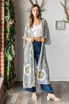 PAISLEY PRINT BELTED DUSTER