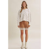 POLKA DOT COTTON SWEATER