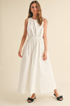 OPEN BACK WOVEN DRESS