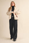 HORSE KNIT SWEATER CARDIGAN