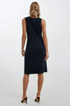 FRONT TWIST MIDI DRESS
