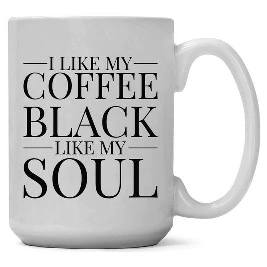 BLACK LIKE MY SOUL MUG