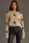 TAN SKULL SWEATER