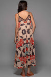 BOLD FLORAL A-LINE DRESS