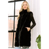 LONG FURRY PUFFER VEST