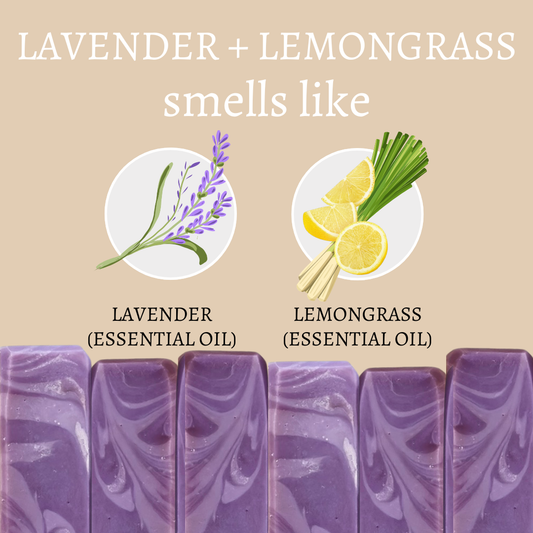 LAVENDER & LEMONGRASS VEGAN SOAP