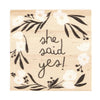 SHE SAID YES BOX EARRINGS