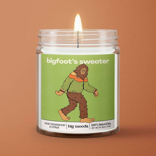 BIGFOOT'S SWEATER CANDLE