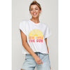 HERE COMES THE SUN CROP TOP