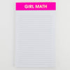GIRL MATH NOTEPAD