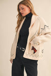 HORSE KNIT SWEATER CARDIGAN