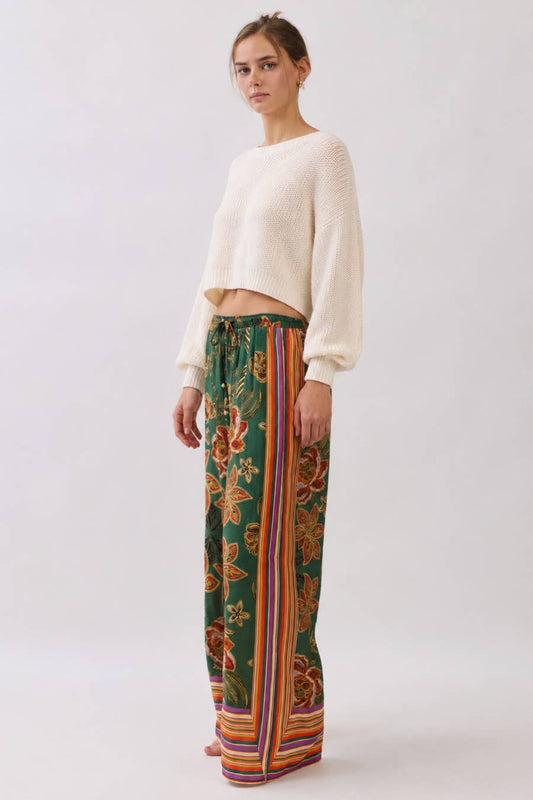 BOARDER WIDE LEG PANTS