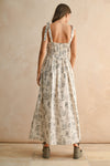 TOWN PRINT LONG DRESS