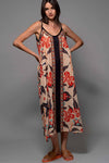 BOLD FLORAL A-LINE DRESS
