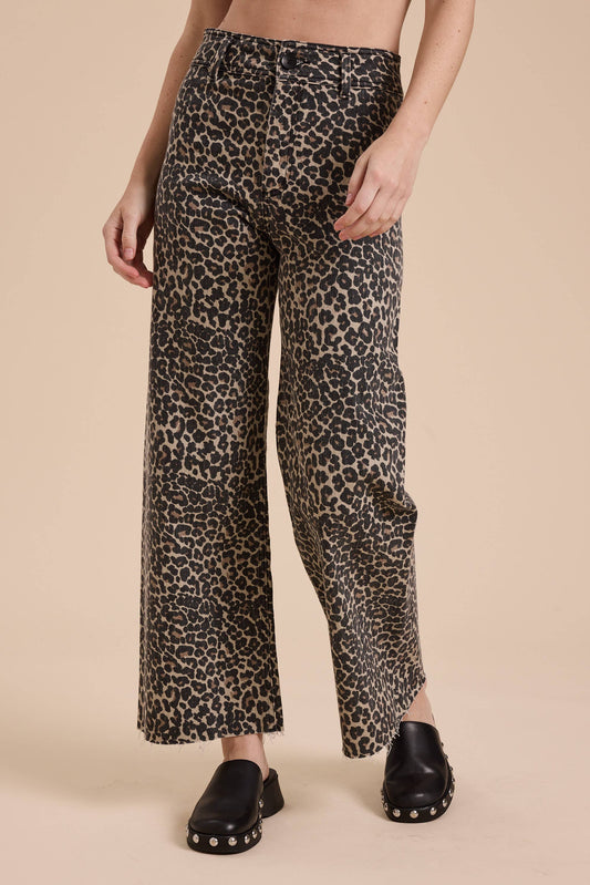 LEOPARD PRINT PANTS