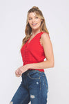 POINTELLE KNIT BUTTON UP