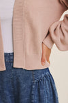 BALLOON SLEEVE CARDIGAN