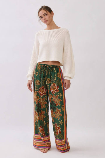 BOARDER WIDE LEG PANTS