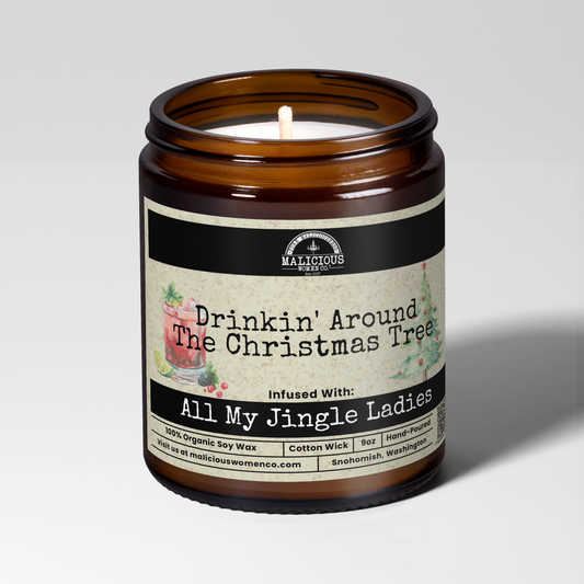 DRINKIN ROUND THE XMAS TREE CANDLE