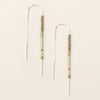 CHROMACOLOR SILVER THREAD EARRINGS