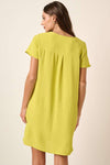 AIRFLOW SHORT SLEEVE SHIFT DRESS