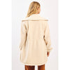 CINCHED WAIST ZIPPER JACKET