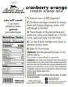 CRANBERRY ORANGE CREAM SCONE MIX