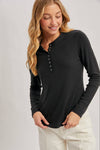 HENLEY SNAP BUTTON FRONT