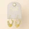 CHROMACOLOR MIYUKI HOOP EARRING