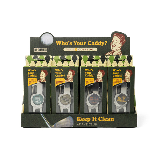 WHO'S YOUR CADDY 7-IN-1 GOLF TOOL