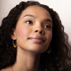 SWALLOW HOOP EARRINGS