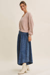BALLOON SLEEVE CARDIGAN