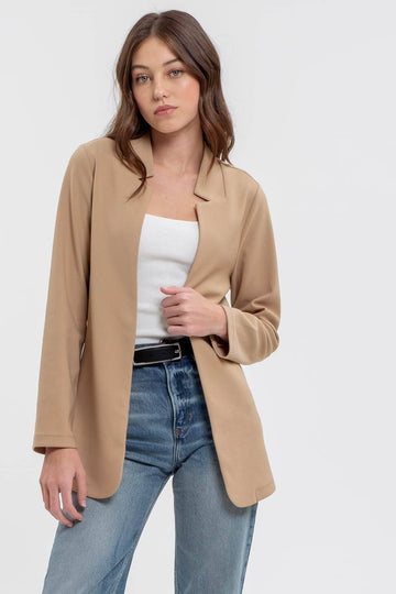NOTCH COLLAR BLAZER