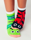 LADYBUG & CATERPILLAR FUN NON-SLIP KIDS SOCKS