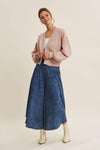 BALLOON SLEEVE CARDIGAN