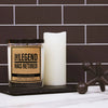THE LEGEND HAS RETIRED CANDLE