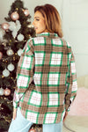CHRISTMAS PLAID FLANNEL SHACKET