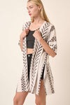 TRIBAL PRINT CARDIGAN